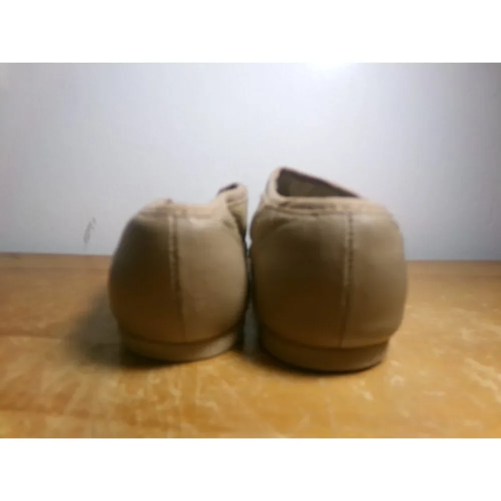 Pre-Owned Dance Jazz Shoes Bloch Child 11.5M Tan Leather Slip On Split Sole